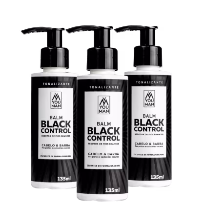 Imagem do produto Kit You Man Grooming Black Control Trio (3 Unidades)