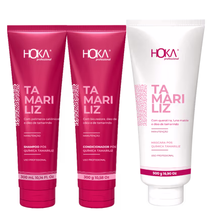 Imagem do produto Kit Hoka Cosméticos Pós-Química Tamariliz Home Care (3 Produtos)