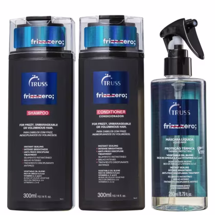 Imagem do produto Truss Frizz Zero Home Care Kit Shampoo 300ml + Condicionador 300ml + Tratamento 260ml