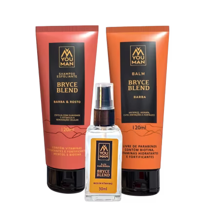 Imagem do produto Kit You Man Grooming Bryce Blend Esfoliante Trio (3 Produtos)
