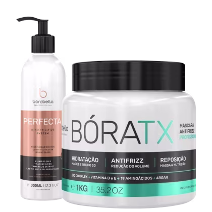 Imagem do produto Borabella Perfecta Progressiva 250ml + Máscara Bóratx 1kg