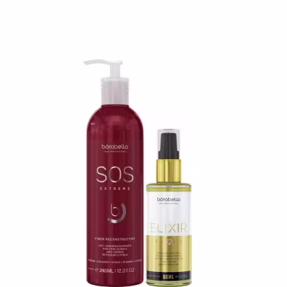 Borabella SOS Extreme Reconstrutor + Elixir 12 Óleos 60ml