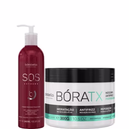 Imagem do produto SOS Extreme Borabella Reconstrutor 240ml + Bóratx 300g