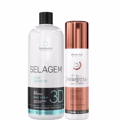 Selagem 3D Borabella 1 Litro + Perfecta Progressiva 250ml