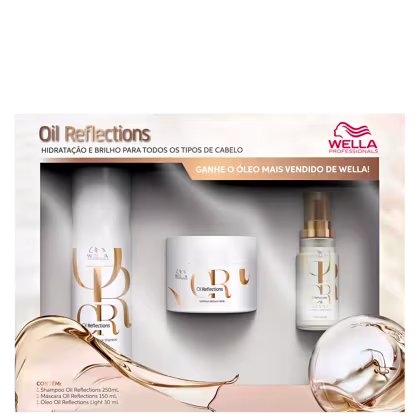 Imagem do produto Kit Wella Professionals Oil Reflections Power Trio Caixa (3 Produtos)