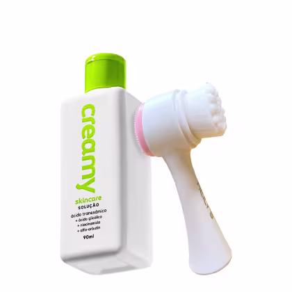 Imagem do produto Kit Creamy Skincare Ácido Tranexâmico Solução e Escova de Limpeza Facial 2 em 1 (2 produtos)