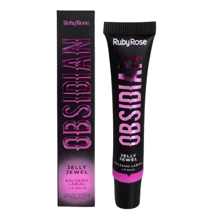 Imagem do produto Ruby Rose Obsidian Jelly Jewel Rhodonite - Bálsamo Labial 16g