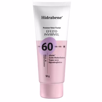 Imagem do produto Protetor Solar Facial FPS 60 ( invisível ) 50g - Hidrabene