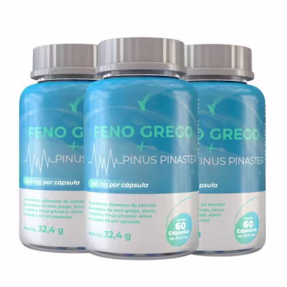 Imagem do produto Feno Grego + Pinus Pinaster + Zinco + B6 Eleve Life 180 caps