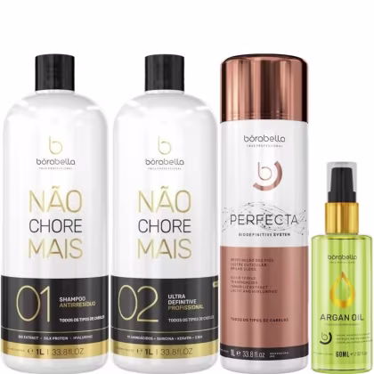 Imagem do produto Borabella Kit Não Chore Mais + Perfecta 3x1 Litro + Argan 60ml
