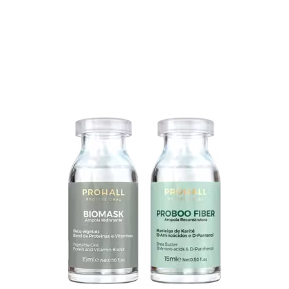 Imagem do produto Kit Prohall Ampola Biomask Hidrata + Proboo Fiber Repara