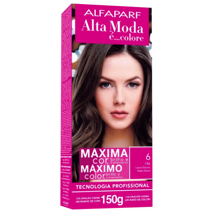 Imagem do produto Alta Moda é... Colore 6 Louro Escuro - Coloração Permanente 150g
