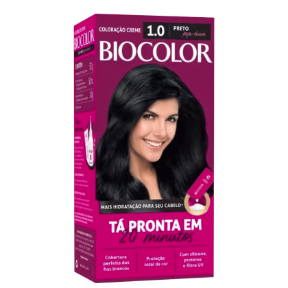 Imagem do produto Biocolor 1.0 Preto - Coloração Permanente 