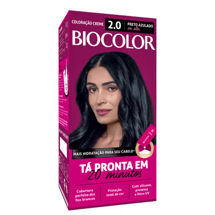 Imagem do produto Biocolor 2.0 Preto Azulado - Coloração Permanente 