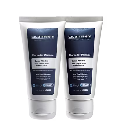 Imagem do produto Kit Cicatribem Creme Clareador de Manchas para Virilha, Axilas, Rosto, Marcas de Acne e Melasma (2 Unidades)
