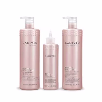 Imagem do produto Cadiveu Professional Repair Solution Kit Reset de Danos 3 Produtos