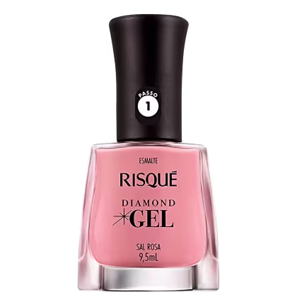 Imagem do produto Risqué Diamond Gel Sal Rosa - Esmalte Cremoso 9,5ml