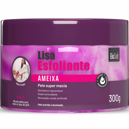 Esfoliante Corporal Lisa Ameixa Bio Soft