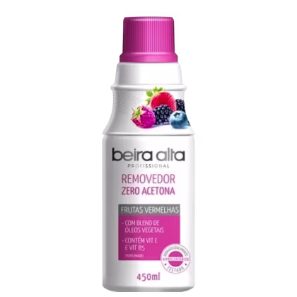 Imagem do produto Beira Alta Zero Acetona Frutas Vermelhas - Removedor de Esmalte 450ml