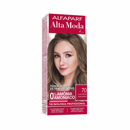 Imagem do produto Alta Moda é... 70 Louro Médio - Tonalizante Capilar