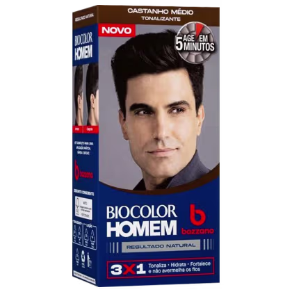 Imagem do produto Biocolor Homem Castanho Médio - Tonalizante 30ml