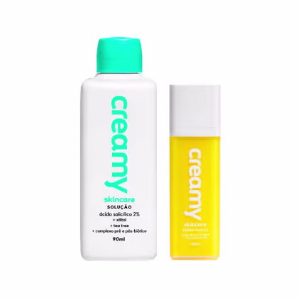 Imagem do produto Kit Facial Creamy - Ácido Salicílico 90 ml + Sérum Facial Ácido Lático 30 ml