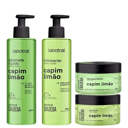 Imagem do produto Kit Banho Perfumado Capim Limão Labotrat Dia A Dia Corpo E Rosto