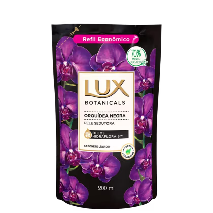 Imagem do produto Lux Botanicals Orquídea Negra Refil - Sabonete Líquido 200ml