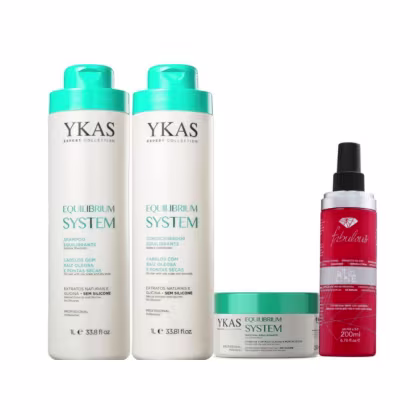 Imagem do produto Ykas Equilibrium System Kit Grande Completo +  Fabulous Hair All in One
