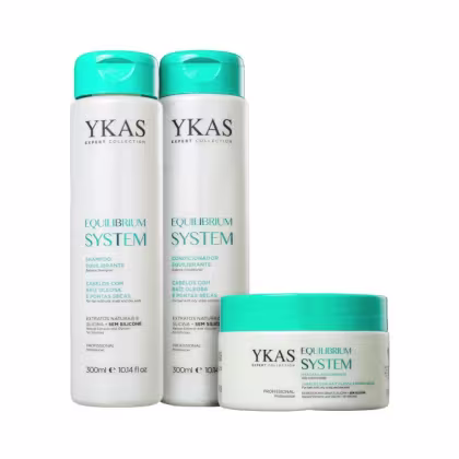 Imagem do produto Ykas Equilibrium System Shampoo + Condicionador 300ml + Máscara 250g