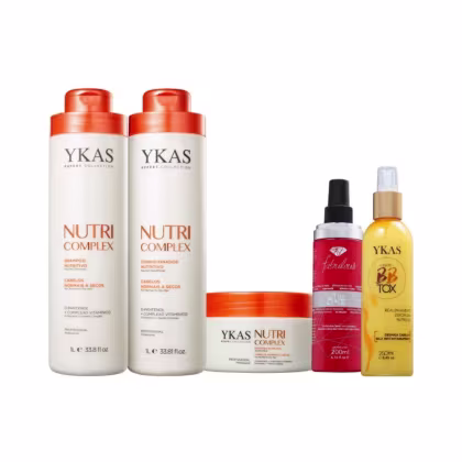 Imagem do produto Ykas Nutri Complex Kit Trio Grande + Fabulous All In One + Botox Líquido