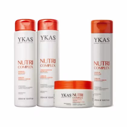 Imagem do produto Ykas Nutri Complex Shampoo + Condicionador 300ml + Máscara 250g + Leave-in 250g