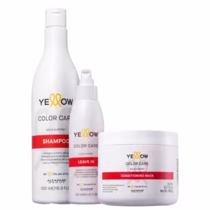 Kit Yellow Color Care Trio Essential, 3 produtos.