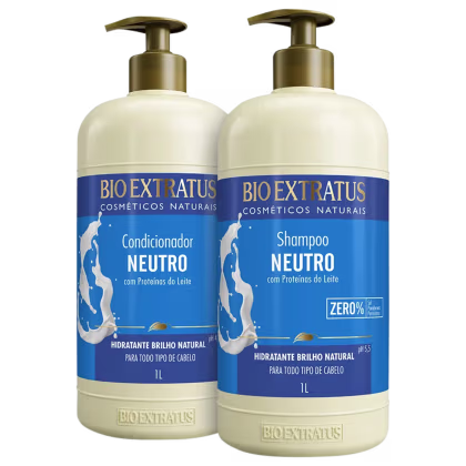 Imagem do produto Kit Bio Extratus Neutro Shampoo e Condicionador 1L