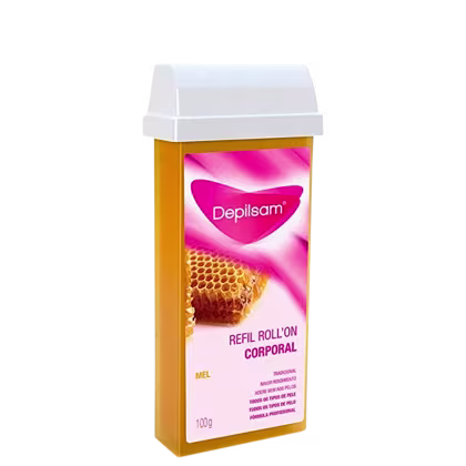 Imagem do produto Depilsam Mel Refil - Cera Depilatória Roll-On 100g