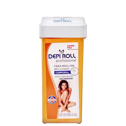 Imagem do produto DepiRoll Roll On Amarelo Tradicional - Cera Depilatória Refil 100g
