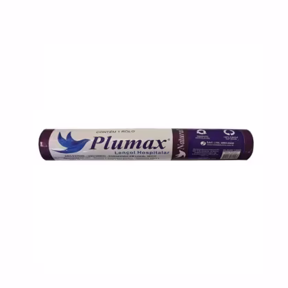 Imagem do produto Plumax 50cmx50m Natural - Lençol Hospitalar