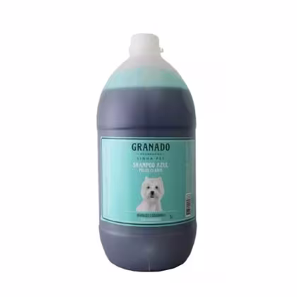 Imagem do produto Shampoo Pet Azul Pelos Claros Desembaraçador Granado 5L