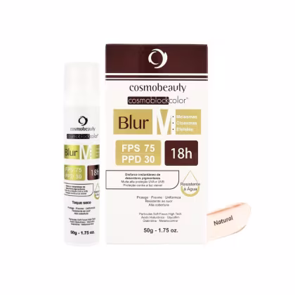 Imagem do produto Cosmobeauty Blur M FPS 75 PPD 30 Natural - Protetor Solar com Cor 50g