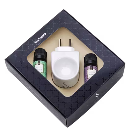 Imagem do produto Kit Aromatizador Elétrico e Aromas Bamboo Lavanda Via Aroma
