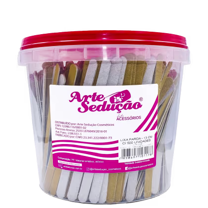 Imagem do produto Kit Arte Sedução Lixa Parda (500 Unidades)