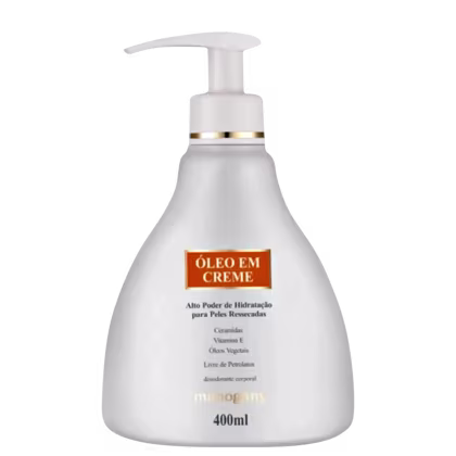 Hidratante Corporal Mahogany Óleo em Creme, 400ml.