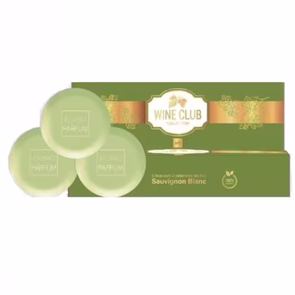 Imagem do produto Kit Sabonetes Wine Club Sauvignon Blanc ( 3 x 80g cada ) - Euro Parfum