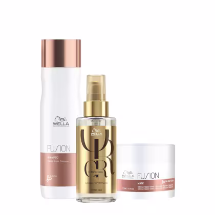 Imagem do produto Kit Wella Professionals Fusion Oil Reflections Trio Shine (3 Produtos)