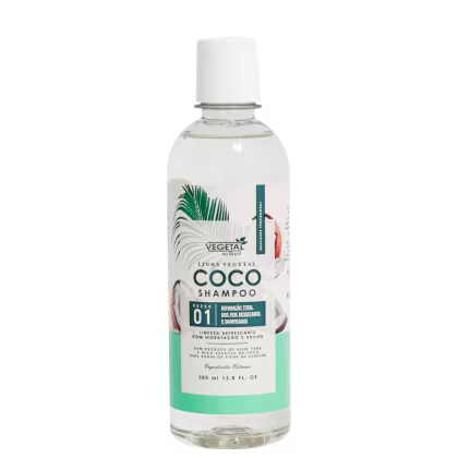 Imagem do produto Vegetal do Brasil Linha Vegetal Coco Passo 01 - Shampoo 380ml