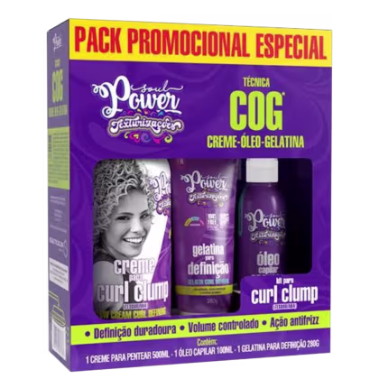 Imagem do produto Kit Texturizações Curl Clump (Tesourinha) Técnica COG - Soul Power