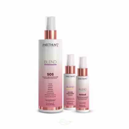 Imagem do produto Kit Blend Aneethun Sos, Sérum E Defend Brilho Extremo
