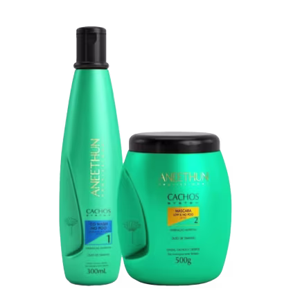 Imagem do produto Kit Aneethun Cachos System Co Wash + Máscara Low & No Poo