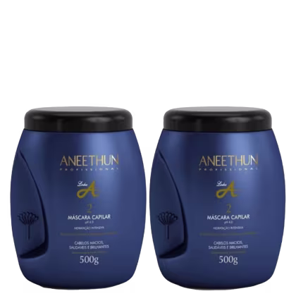 Imagem do produto Kit Aneethun Linha A 2 Máscaras De 500g Pronta Entrega