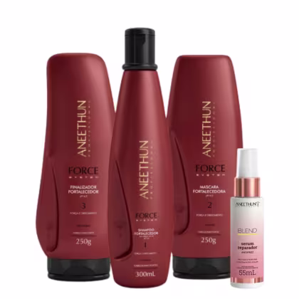 Imagem do produto Kit Aneethun com 4 produtos Shamp+Masc+Final+Serum Reparador
